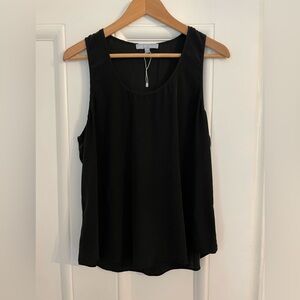 Antonio Melani washed stretch silk sleeveless blouse XL